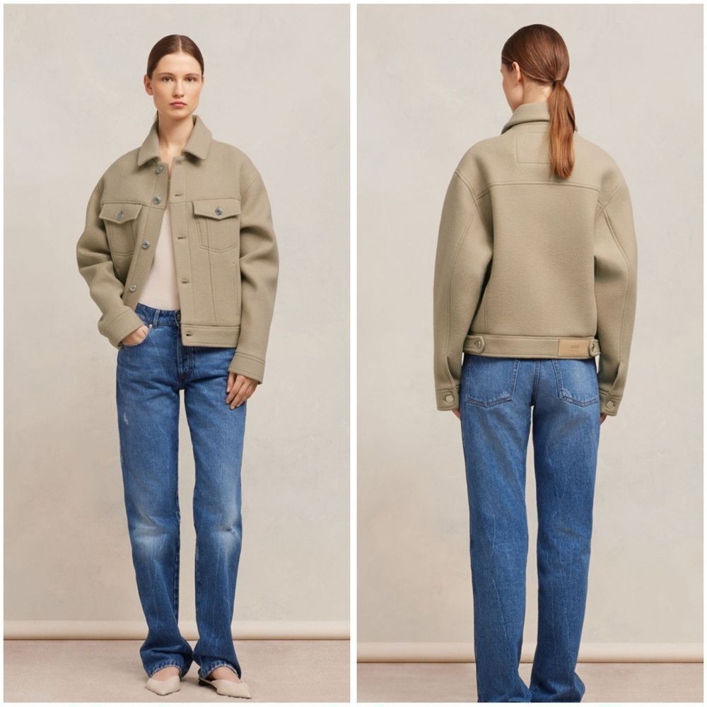 AMI Paris Boxy Fit Jacket size M